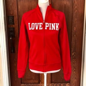 PINK Ohio State Buckeyes zip down sweatshirt jacke